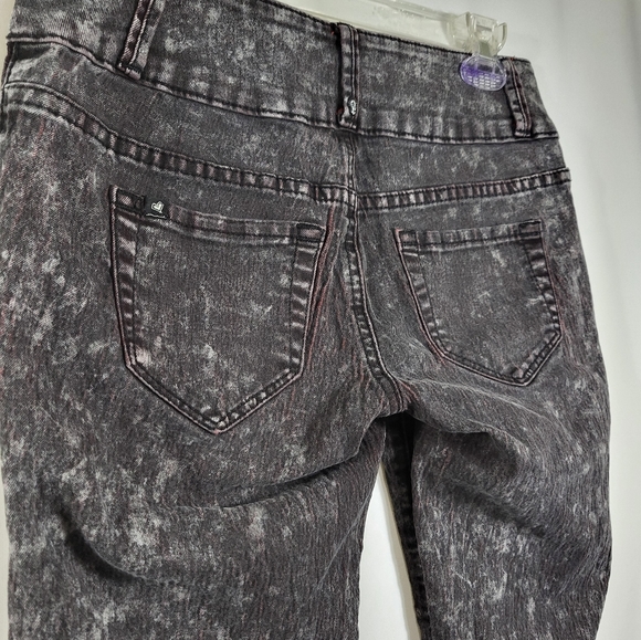 LOVEsick black skinny acid wash jeans juniors 3 #1611 - Picture 6 of 6
